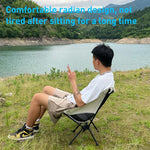Large Outdoor Camping Leisure Beach Portable Folding Chair, Large(Black), Large(Grey), Large(Navy Blue), Large (White)