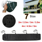 Retractable Roller Blind Awning Waterproof and Dustproof Protective Cover, Length: 2.5m, 2.5m