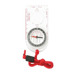 2pcs Nisa SD482 Outdoor Compass Map Scale with Magnifying Glass Multifunction, SD482