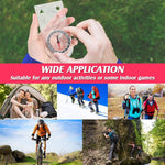 2pcs Nisa SD482 Outdoor Compass Map Scale with Magnifying Glass Multifunction, SD482