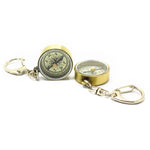 Nisa C25X Vintage Zinc Alloy Metal Compass with Keychain, C25X