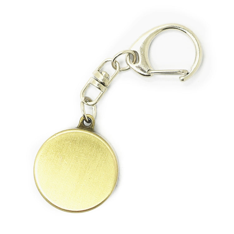 Nisa C25X Vintage Zinc Alloy Metal Compass with Keychain, C25X