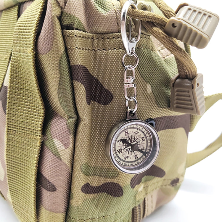 Nisa C25X Vintage Zinc Alloy Metal Compass with Keychain, C25X
