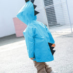 Cartoon Dinosaur Children Fashion Raincoat Size: L
