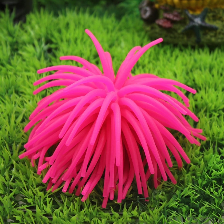 Aquarium Articles Decoration TPR Simulation Sea Urchin Ball Coral, Size: L, Diameter: 13cm, Size: L