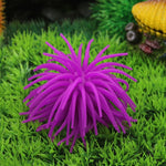 Aquarium Articles Decoration TPR Simulation Sea Urchin Ball Coral, Size: L, Diameter: 13cm, Size: L