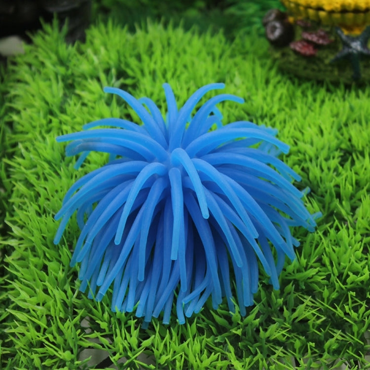 Aquarium Articles Decoration TPR Simulation Sea Urchin Ball Coral, Size: M, Diameter: 10cm, Size: M