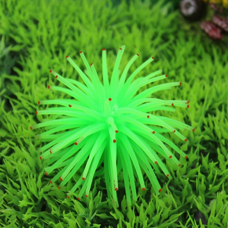 Aquarium Articles Decoration TPR Simulation Sea Urchin Ball Coral with Point, Size: S, Diameter: 7cm, 7cm