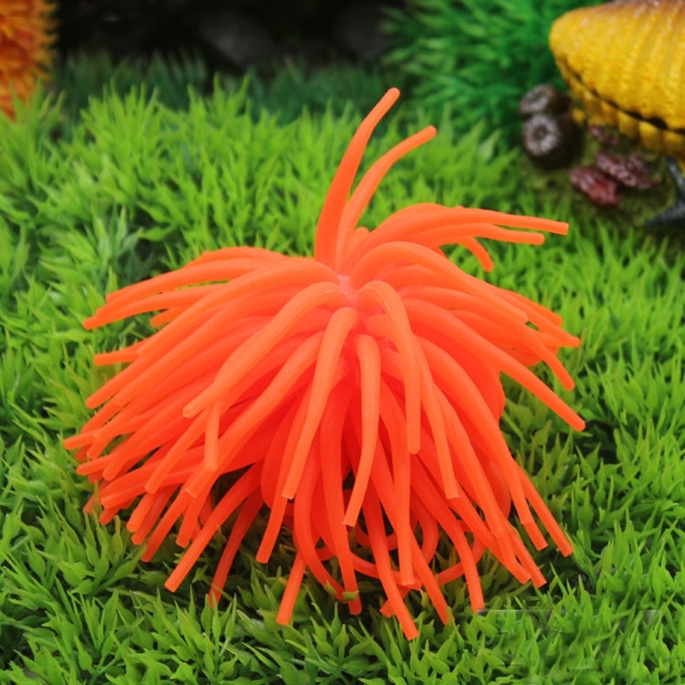 Aquarium Articles Decoration TPR Simulation Sea Urchin Ball Coral, Size: S, Diameter: 7cm, Size: S
