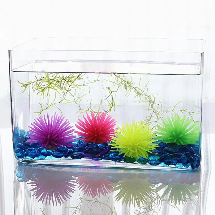 Aquarium Articles Decoration TPR Simulation Sea Urchin Ball Coral, Size: S, Diameter: 7cm, Size: S