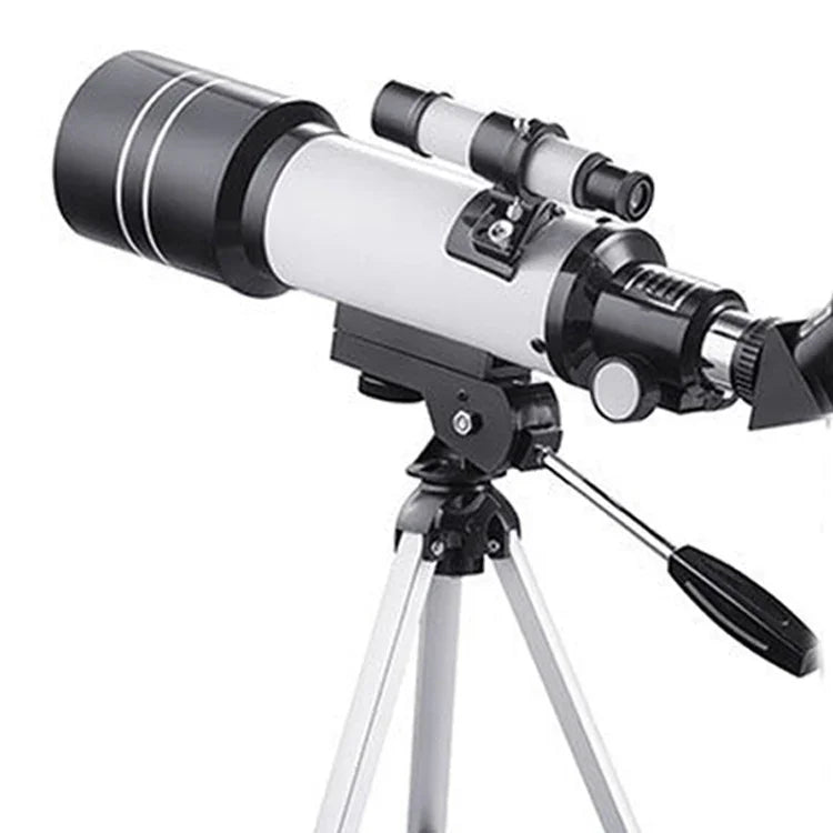 تلسكوب فلكي عالي الدقة WR852 16x/66x70 مع حامل ثلاثي القوائم، 66x70 أبيض
