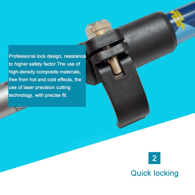 125cm Adjustable Portable Outdoor Aluminum Alloy Trekking Poles Stick, Green#125cm, Blue#125cm, Red#125cm, Yellow#125cm