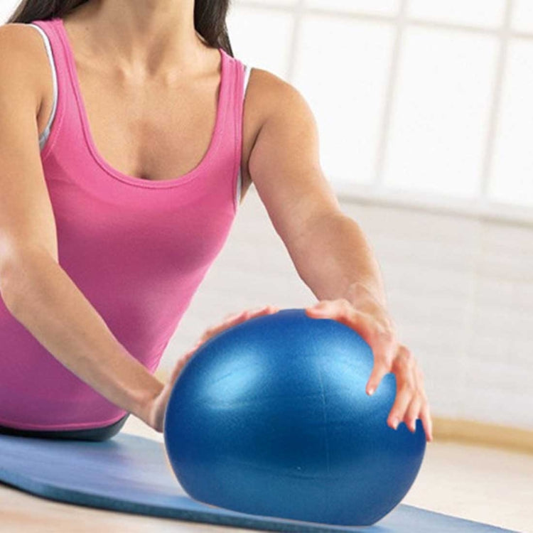 Mini Yoga Pilates Ball Explosion-proof PVC Ball Balanced Fitness Gymnastic Exercise Training with Straw, Diameter: 25cm, 25cm(Pink), 25cm(Blue), 25cm(Purple)
