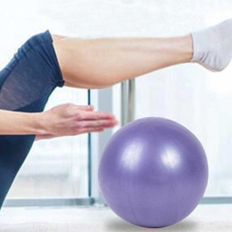 Mini Yoga Pilates Ball Explosion-proof PVC Ball Balanced Fitness Gymnastic Exercise Training with Straw, Diameter: 25cm, 25cm(Pink), 25cm(Blue), 25cm(Purple)