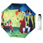 Creative Fresh Style Three Fold Silver Tape Anti Ultraviolet Sunshade Umbrella, OG3876A, OG3876B, OG3876C