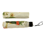 Creative Fashion Three Fold Lazy Cat Pattern Silver Tape Anti Ultraviolet Sunshade Umbrella, Cat Pattern Silver Tape Umbrella