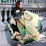 Creative Fresh Style Three Fold Silver Tape Anti Ultraviolet Sunshade Umbrella, OG3884A, OG3884B