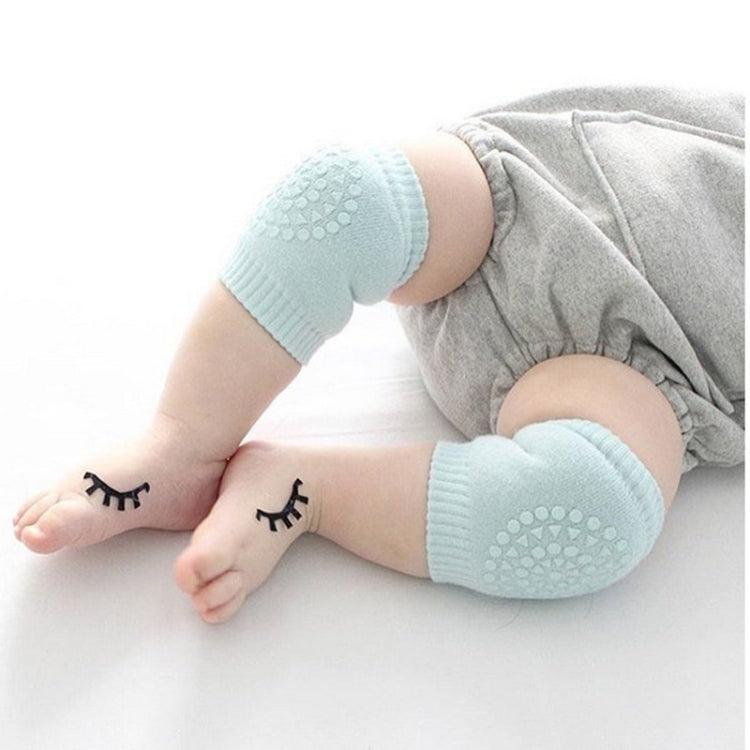 One Pair Anti-slip Children Baby Crawling Walking Knee Guard Elbow Guard Protecting Pads, 12*9CM (Black), 12*9CM (Pink), 12*9CM (Green), 12*9CM (Grey), 12*9CM (Blue), 12*9CM (Light Grey)