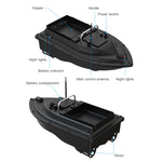 D16B GPS Double Motors Outdoor Rc Bait Fishing Boat, EU Plug, D16B GPS (EU Plug), D16B GPS (US Plug)