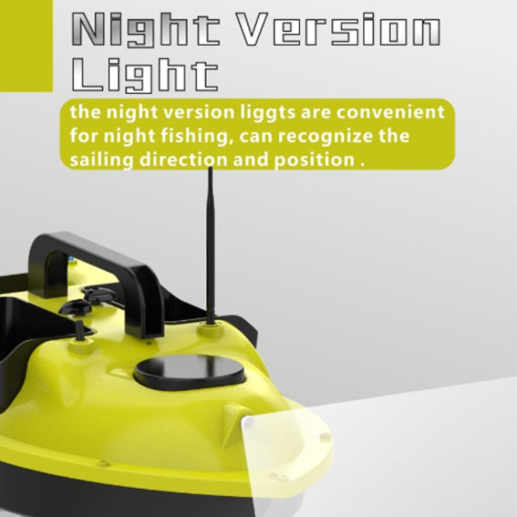 D18B GPS Outdoor Double Motors Fishing Bait Boat with 3 Bait Containers , US Plug, D18B GPS (EU Plug), D18B GPS (US Plug)