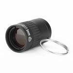 2.5x17.5mm Mini Pocket Miniature Telescope with Finger Buckle, 2.5x17.5 Black, 2.5x17.5 Gold