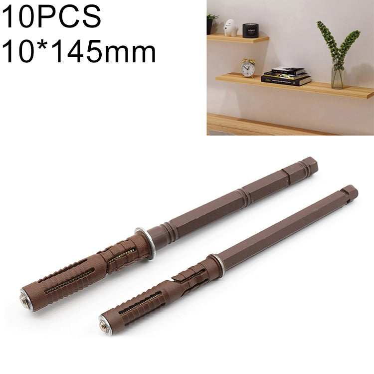 10 PCS Concealed Layer Board Pin Wall Bookshelf Invisible Bulkhead Nail, 10x145mm, 10x145mm