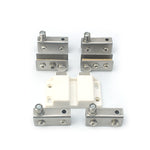 Glass Clip Double Door Touching Exhibition Cabinet Hinge, Double