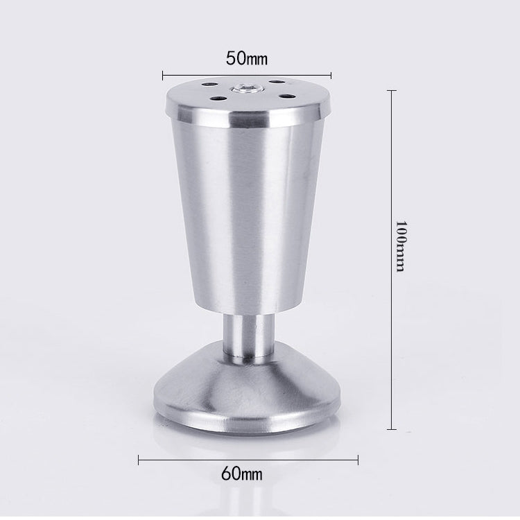 Stainless Steel Thickened Adjustable Foot Cup Type Cupboard Foot, 100mm, 100mm