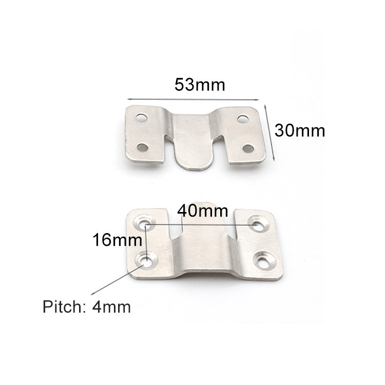 20 PCS Stainless Steel Picture Frame Hanging Code Mirror Fastener, Size: L, L 20 PCS