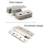 20 PCS Stainless Steel Picture Frame Hanging Code Mirror Fastener, Size: L, L 20 PCS