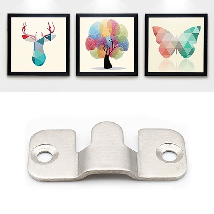 30 PCS Stainless Steel Picture Frame Hanging Code Mirror Fastener, Size: S, S 30 PCS