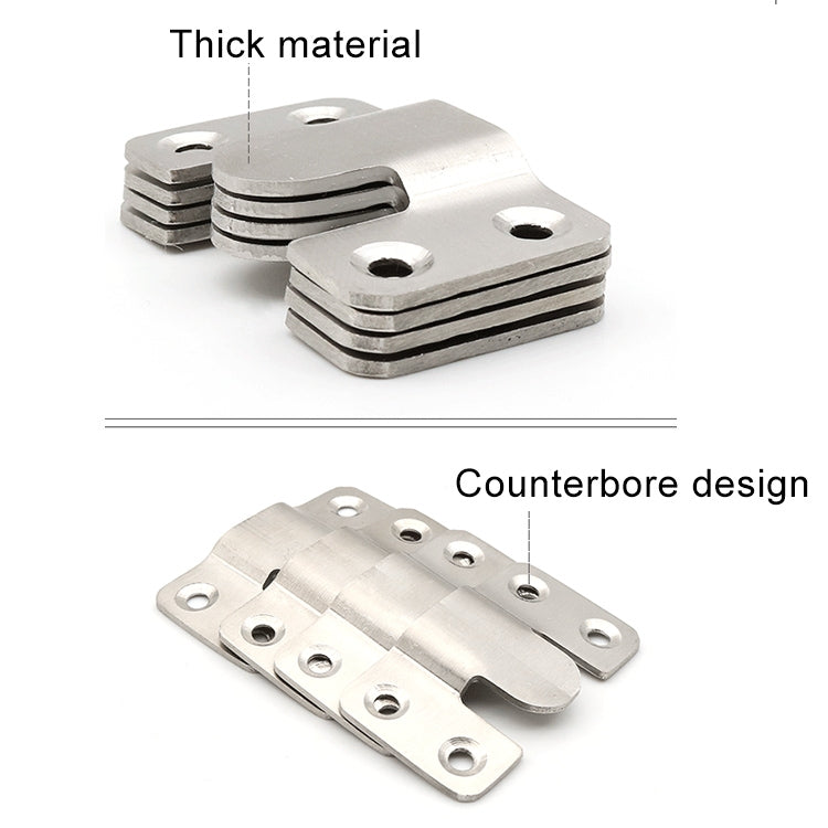 30 PCS Stainless Steel Picture Frame Hanging Code Mirror Fastener, Size: S, S 30 PCS