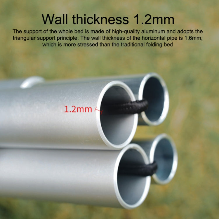 AOTU AT6758 Outdoor Portable Folding Aluminum Alloy Camping Bed