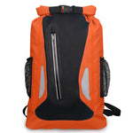 Outdoor Waterproof Dry Dual Shoulder Strap Bag Dry Sack PVC Barrel Bag, Capacity: 25L