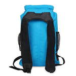 Outdoor Waterproof Dry Dual Shoulder Strap Bag Dry Sack PVC Barrel Bag, Capacity: 25L