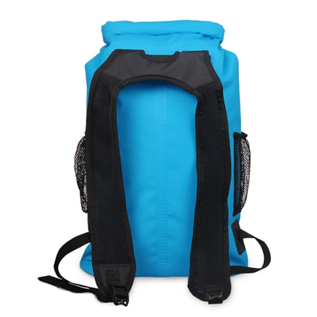 Outdoor Waterproof Dry Dual Shoulder Strap Bag Dry Sack PVC Barrel Bag, Capacity: 25L