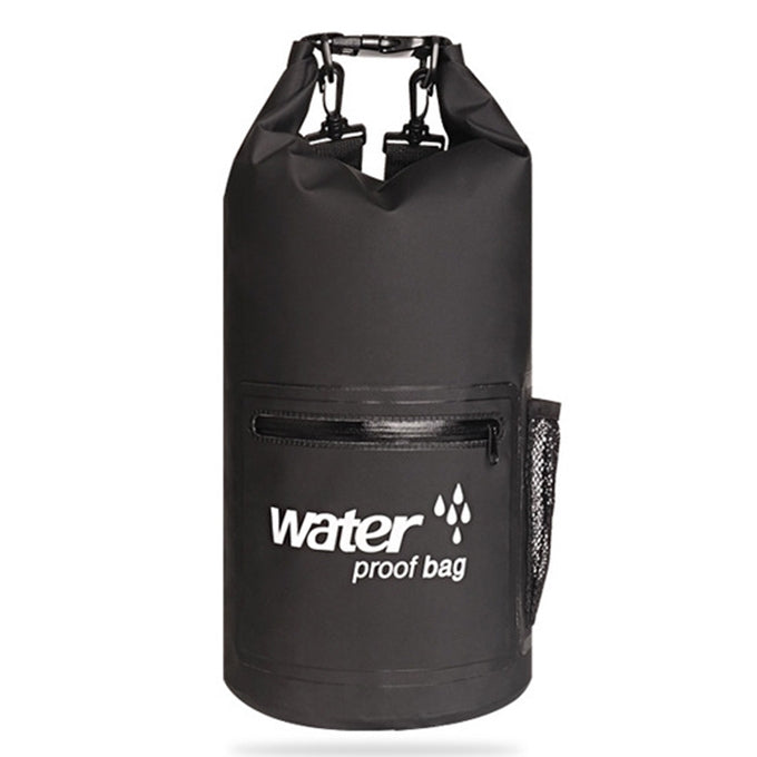 Outdoor Waterproof Dry Dual Shoulder Strap Bag Dry Sack PVC Barrel Bag, Capacity: 20L, 20L