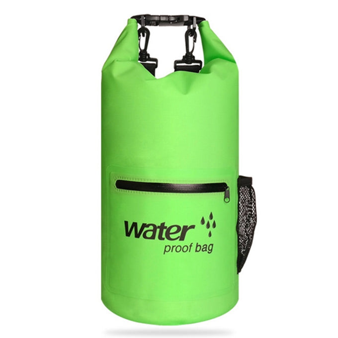 Outdoor Waterproof Dry Dual Shoulder Strap Bag Dry Sack PVC Barrel Bag, Capacity: 20L, 20L