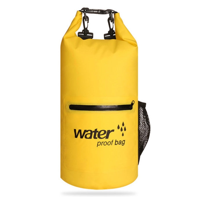 Outdoor Waterproof Dry Dual Shoulder Strap Bag Dry Sack PVC Barrel Bag, Capacity: 20L, 20L