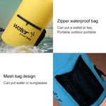 Outdoor Waterproof Dry Dual Shoulder Strap Bag Dry Sack PVC Barrel Bag, Capacity: 20L, 20L