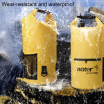 Outdoor Waterproof Dry Dual Shoulder Strap Bag Dry Sack PVC Barrel Bag, Capacity: 20L, 20L