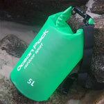 Outdoor Waterproof Single Shoulder Dry Bag Dry Sack PVC Barrel Bag, Capacity: 5L, 5L