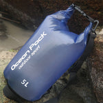 Outdoor Waterproof Single Shoulder Dry Bag Dry Sack PVC Barrel Bag, Capacity: 5L, 5L