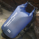 Outdoor Waterproof Single Shoulder Dry Bag Dry Sack PVC Barrel Bag, Capacity: 10L, 10L