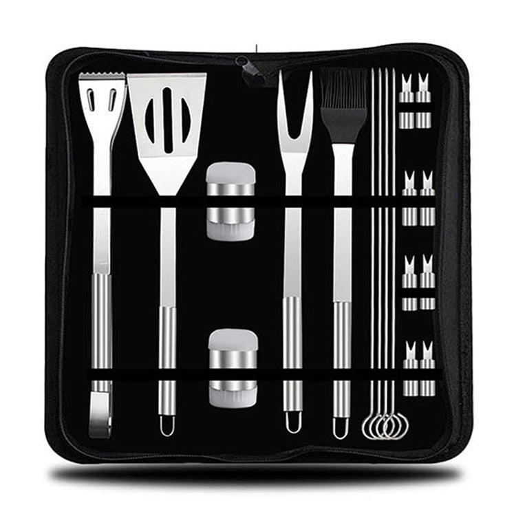 18 in 1 Outdoor Tableware Set Camping Barbecue Tableware Picnic Tool Set, 18 in 1
