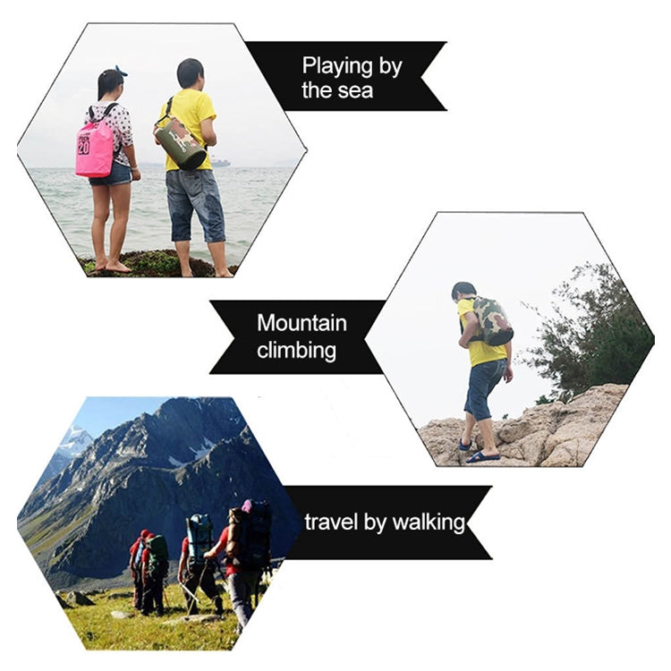 Outdoor Waterproof Bag Dry Sack PVC Barrel Bag, Capacity: 2L, Capacity: 2L (Dark Blue), Capacity: 2L (Orange), Capacity: 2L (Green), Capacity: 2L (Yellow)