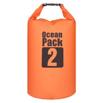 Outdoor Waterproof Bag Dry Sack PVC Barrel Bag, Capacity: 2L, Capacity: 2L (Dark Blue), Capacity: 2L (Orange), Capacity: 2L (Green), Capacity: 2L (Yellow)