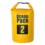 Outdoor Waterproof Bag Dry Sack PVC Barrel Bag, Capacity: 2L, Capacity: 2L (Dark Blue), Capacity: 2L (Orange), Capacity: 2L (Green), Capacity: 2L (Yellow)