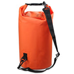 Outdoor Waterproof Single Shoulder Bag Dry Sack PVC Barrel Bag, Capacity: 10L, Capacity: 10L (Pink), Capacity: 10L (Black), Capacity: 10L (Dark Blue), Capacity: 10L (Orange), Capacity: 10L (Green), Capacity: 10L (Sky Blue), Capacity: 10L (Yellow)