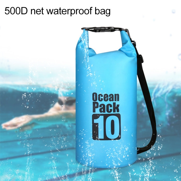 Outdoor Waterproof Single Shoulder Bag Dry Sack PVC Barrel Bag, Capacity: 15L, Capacity: 15L (Dark Blue), Capacity: 15L (Orange), Capacity: 15L (Pink), Capacity: 15L (Green), Capacity: 15L (Sky Blue), Capacity: 15L (Yellow), Capacity: 15L (Black)